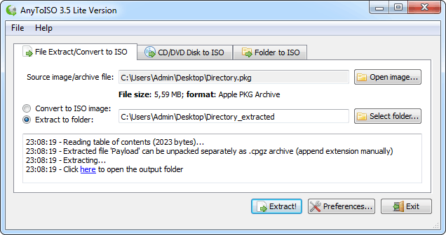 how to convert pkg to iso ps3